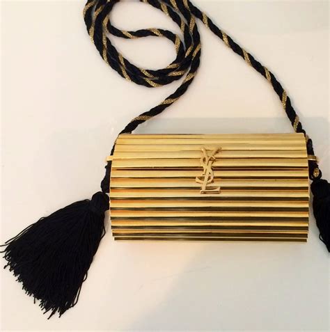 retro ysl evening bag|ysl evening bag with tassel.